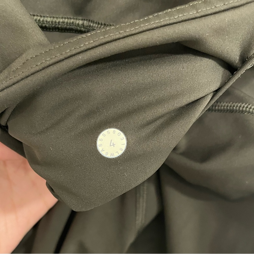 Lululemon Fast & Free Crop II *Nulux 19" Dark Olive 4 - Picture 16 of 16